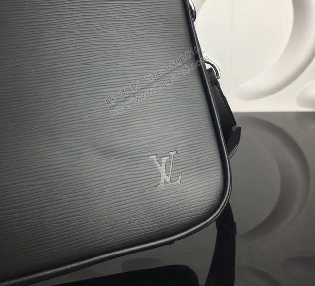 lv新款包包 路易威登 Epi皮革 水波紋 lv時尚商務男士公事包 N54045   ydh3889